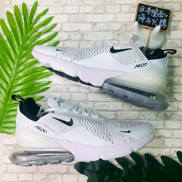 【日本海外代購】Nike Air Max 270 全白 氣墊 網面 白黑 冰藍 慢跑 男鞋 AH8050-100