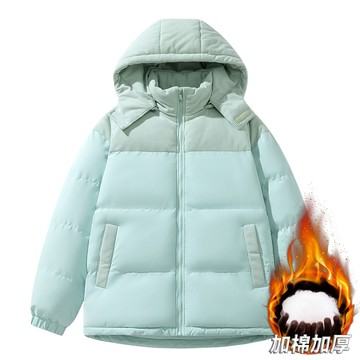 【HOT 本舖】男装2025連帽棉服男女冬季防風加絨加厚棉衣情侶加厚高品質棉襖外套