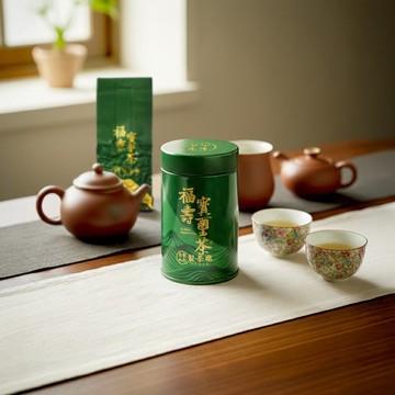 【聚鑫製茶】福壽山・寶璽茶 | 手採高山烏龍 | 二兩(75克)_附罐