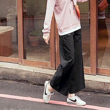 OB嚴選-魔術360~造型口袋純棉孕婦褲