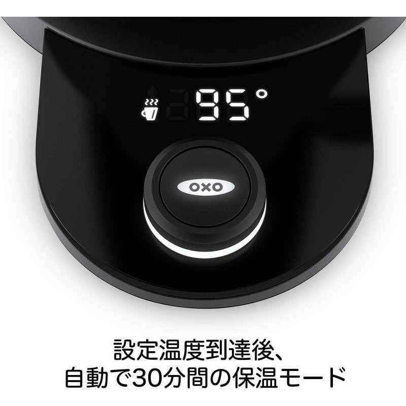 OXO ON 電気ケトル コーヒードリップ 温度調整機能 タイマー付き 国内