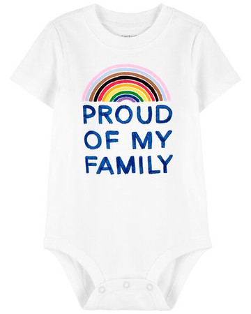 Baby Proud Of My Family Pride Bodysuit