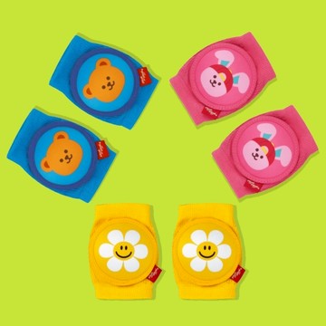 【blank.】Wiggle Wiggle 小朋友護膝-微笑小花/小熊/小兔子