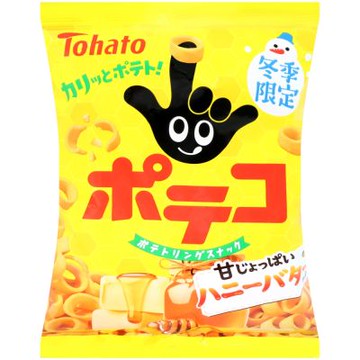 Tohato東鳩 手指圈圈餅-蜂蜜奶油風味 52g