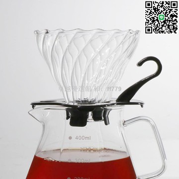 【卓越優選館】台灣高硼硅玻璃手沖V60濾杯 加厚耐熱咖啡過濾器 附濾紙 手沖咖啡必備 家用辦公室專用