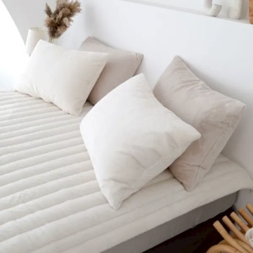 韓國 極致超柔 保暖鋪床墊 杏仁（三種尺寸） - 單人