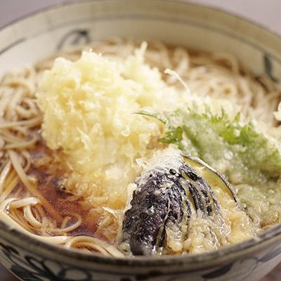 ふるさと納税 長野市 干しそば8人前(戸隠産そば粉使用)　そばつゆ・七味唐辛子付