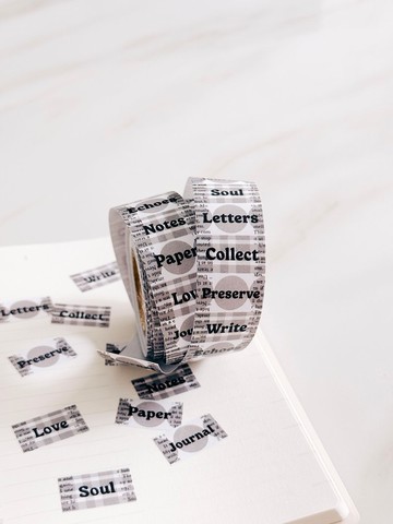 Echoes of Paper / 10 types・標籤貼紙卷