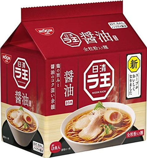 日清 ラ王 醤油 5食パック 505G
