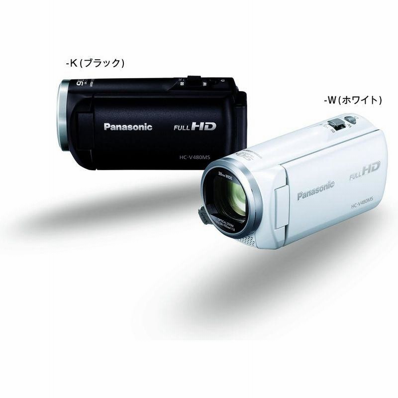 Panasonic HC-V480MS-W デジタルハイビジョンビデオカメラ