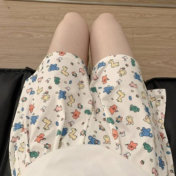 【 ARTAPPAREL女裝短褲】夏天睡褲 女生短褲 居家短褲 大尺碼睡褲 女生睡褲 日系軟萌睡褲 柔軟舒適睡褲 睡褲女