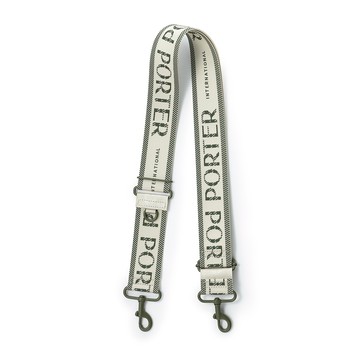 【PORTER INTERNATIONAL】時尚配件系列 品牌背帶(綠色)