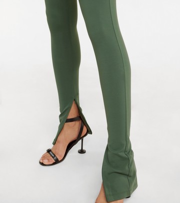 Wardrobe.NYC Side Split high-rise leggings