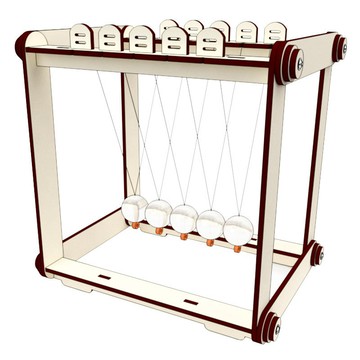 「科探旅科學小實驗」科技小製作小發明物理牛頓擺科學 手工兒童diy材料包自製模型玩具