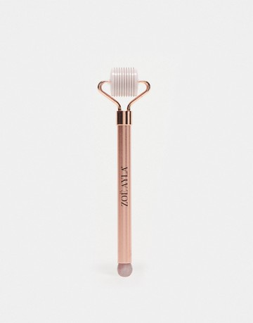 Zoe Ayla Rose Quartz Derma Roller-No colour
