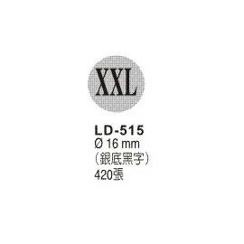 【龍德】 LD-515 彩色標籤 16mm銀底黑字/包【APP滿額下單4%點數(單一帳號最高1000點)】7/31止