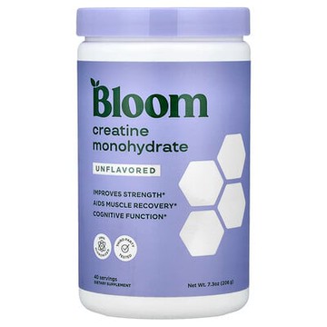 Bloom, 一水肌酸，原味，7.3 盎司（206 克）