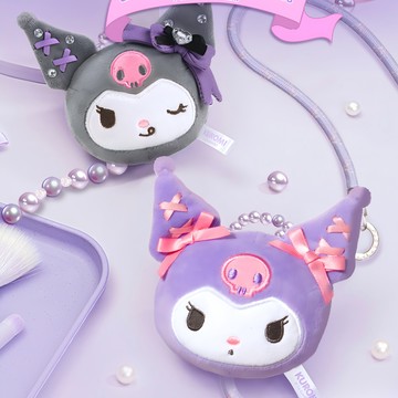 【三麗鷗 Sanrio】Kuromi少女頭飾系列手機背帶（隨機1入）｜甜酷少女的日常配件
