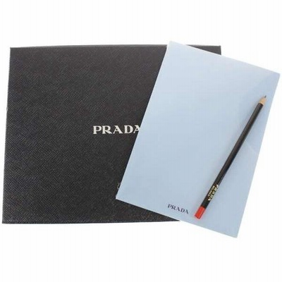【大石】 PRADA プラダ 手帳カバー/メモパッド/鉛筆 大石様専用】 PRADA プラダ 手帳カバー/メモパッド/鉛筆