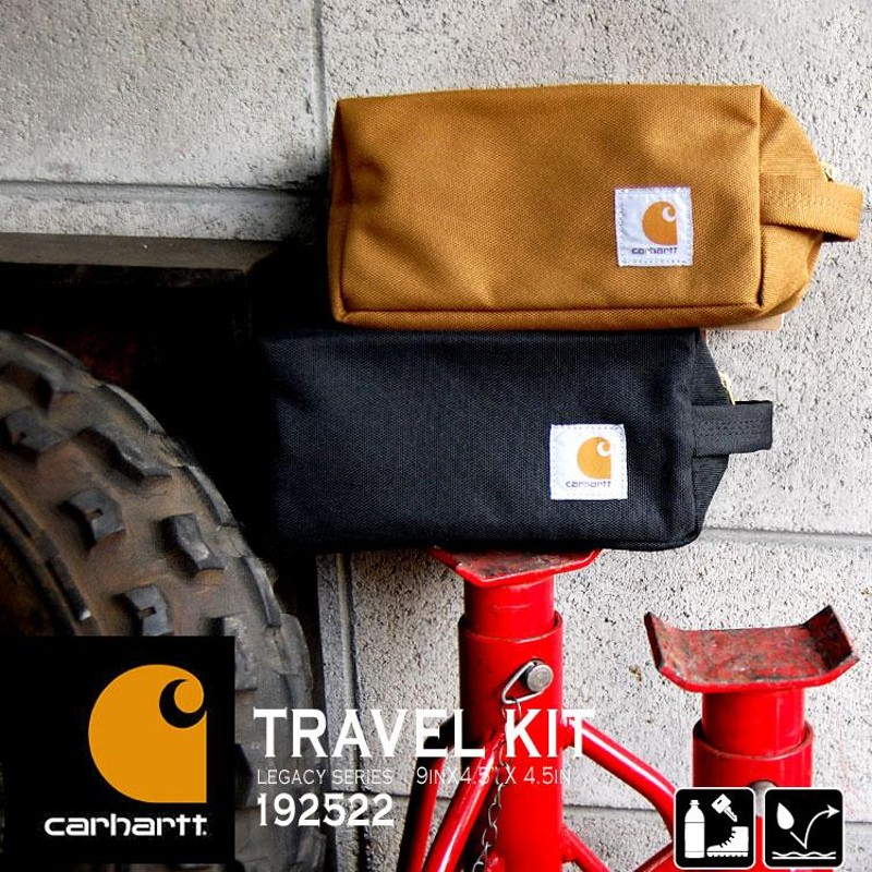 ポーチ carhartt カーハート メンズ 小物入れ 大きめ Lカラー TRAVEL