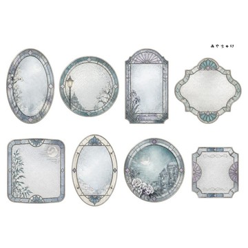 【9 月新品】20-149-0119 剪裁紙 幻想復古浪漫喫茶
