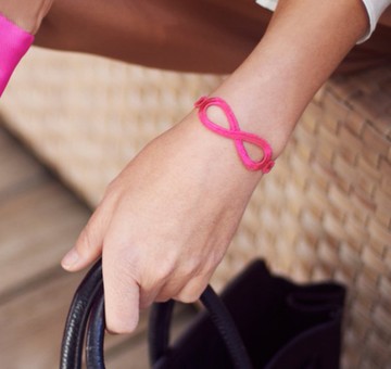 Missiu 法國蕾絲刺繡幸運手環 - 神秘愛無限 Infinity