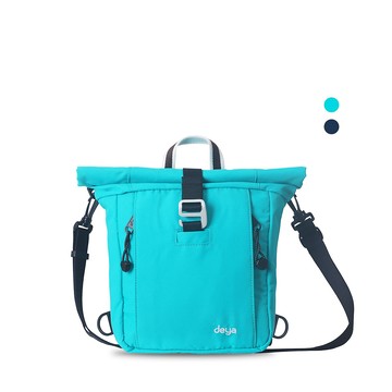 deya 海洋回收捲式三用側肩包(小)-海洋色