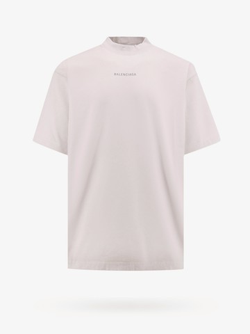 Cotton t-shirt with printed logo - BALENCIAGA - gender_Man