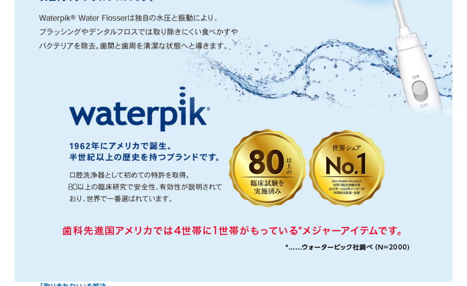 ヤーマン 口腔洗浄器 ウォーターピック Waterpik WF-10J010購入時期