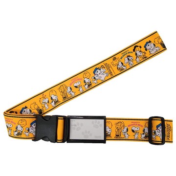 VANGUARD 行李束帶 SNOOPY 東帶-聚酯纖維、帶扣-聚縮醛  黃色  5 x 172cm