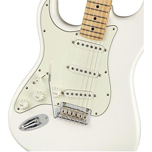 フェンダーエレキギター Player StratocasterR Left-Handed, Maple Fingerboard, Polar Whit