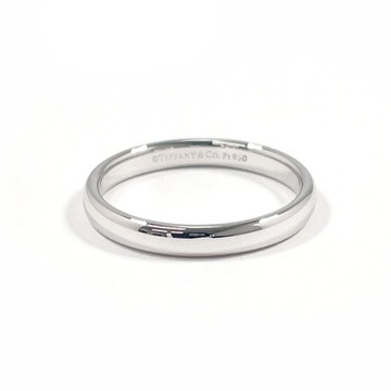 【日本直送．中古美品】18 號 蒂芙尼 TIFFANY&Co. 戒指 婚戒 永恆系列 Pt950 鉑金 銀色