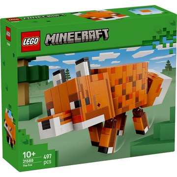 LEGO 21588 Minecraft系列 當個創世神 狐狸 The Fox  混和顏色  1個