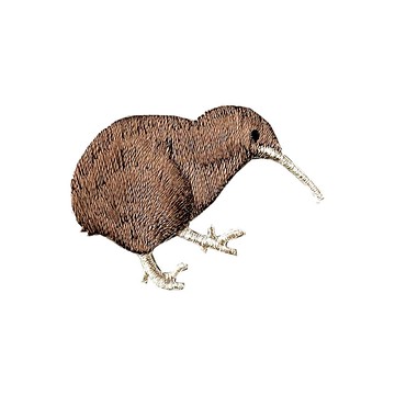 瀕臨絕種動物熨燙刺繡 / 奧卡里托奇異鳥