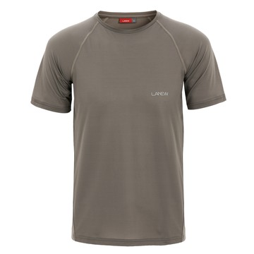 【官網限定 Outlet 零碼出清】沁涼彈力網眼T-shirt-浮木咖(男263110100)