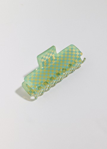 棋盤格紋・沙夾