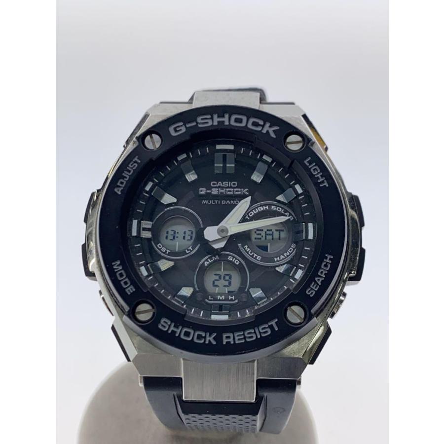 CASIO◇ソーラー腕時計_G-SHOCK/デジアナ/ラバー/BLK/BLK | LINEブランドカタログ