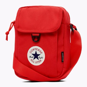 【CONVERSE匡威】Chuck Taylor Patch Crossbody ALL STAR 經典復古紅色斜背包(10020540A08) 斜跨側背單肩包 小迷你包 男友禮物 女友禮物 朋友禮物