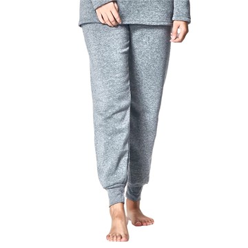 MI MI LEO T台製保暖刷毛居家褲  M  淺灰