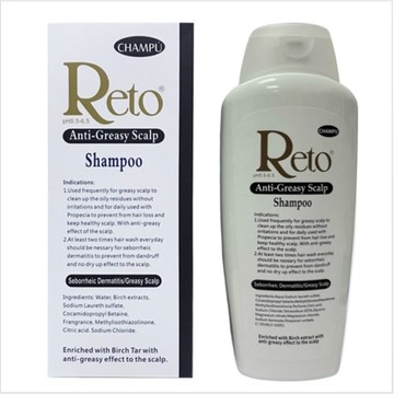 Reto深層抗油性頭皮洗髮精750ml(黑盒)