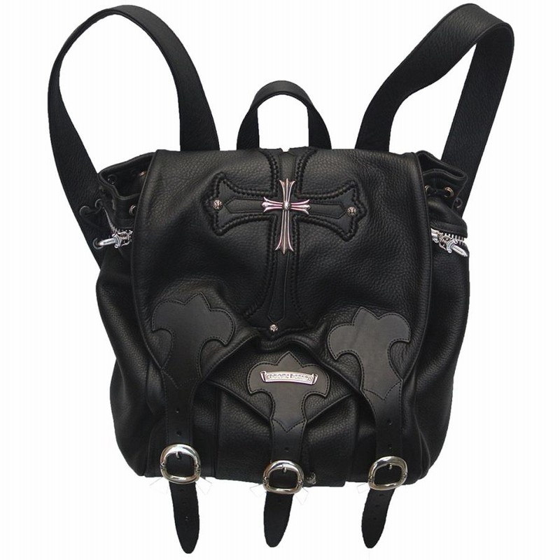 CHROME HEARTS LEATHER BACKPACK CROSS クロムハーツ レザー バックパック クロス | LINEブランドカタログ