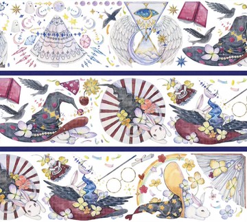 魔法收藏家 童話造景 PET 和紙膠帶 水晶 虹光 台灣製 10米卷