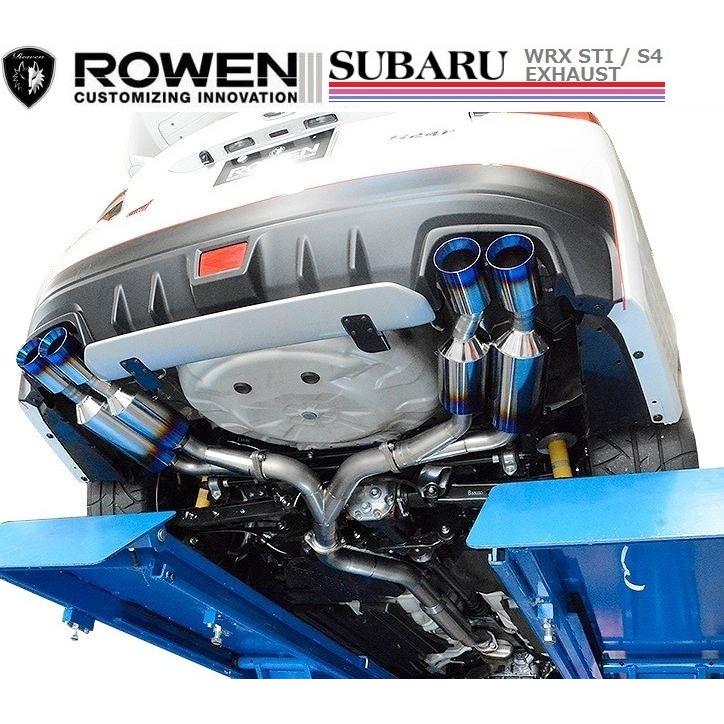 M's】 SUBARU WRX S4 両側 4本出し フル チタン マフラー