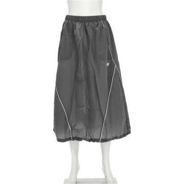 New Balance 女款 灰色 彈性腰圍 工裝 穿搭 休閒 長裙 WB61D2OPCAS