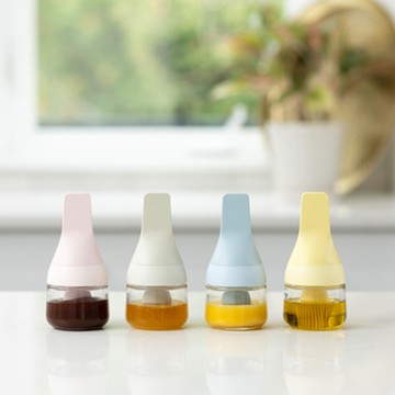 ZUUTii 玻璃調味刷瓶 (兩入組) - 湖水藍