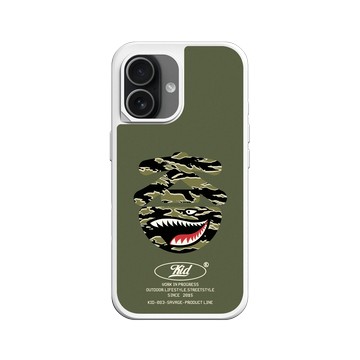 iPhone 17 SolidX 白 - KID - KID虎紋迷彩款