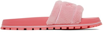 Marc Jacobs 粉色 The Terry Slide 拖鞋