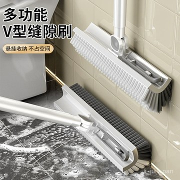 🌸臺灣出貨🌸【好評率超99%衕款】愛格地闆刷厠所刷子清潔刷地縫刷長柄神器衛生間刷地刷子硬毛浴室e0104