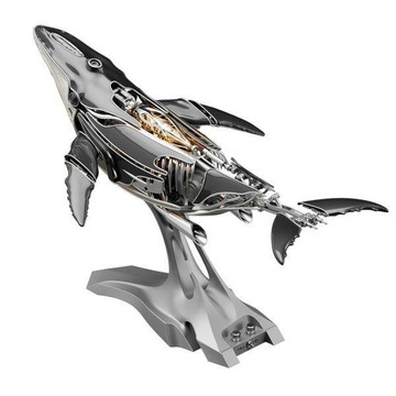Joy eXtreme 金屬模型 機械海洋生物 座頭鯨 鯨魚 模型 (時空迴廊代理調校版)-成品版