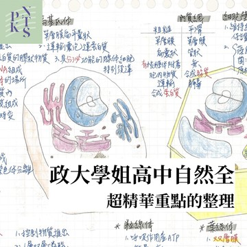 【政大傳院學姐】高中｜物理、化學、生物、地科（精華錯題）43面